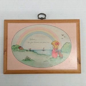 Joan Walsh Anglund Vintage Print Believe 1974